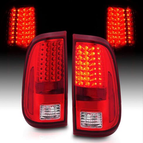 AmeriLite for 2008-2016 Ford F250 F350 F450 Pickup LED Rosso Red Replacement Taillights Assembly Pair - Passenger and Driver Side in Kuwait