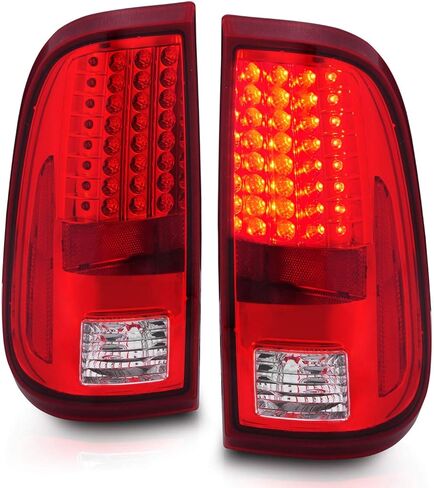AmeriLite for 2008-2016 Ford F250 F350 F450 Pickup LED Rosso Red Replacement Taillights Assembly Pair - Passenger and Driver Side in Kuwait