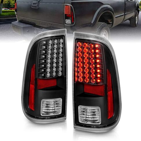 AmeriLite for 2008-2016 Ford F250 F350 F450 Pickup LED Rosso Red Replacement Taillights Assembly Pair - Passenger and Driver Side in Kuwait
