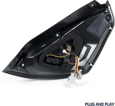 LED Tail Lights Assembly Compatible with Ford Fiesta 2011-2013 2014-2019 Hatchback Start-up Animation Sequential Turn Signal Rear Lamps Accessory in Saudi Arabia