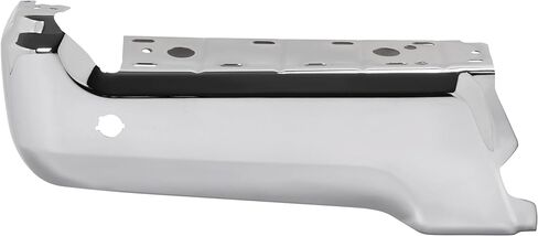 أغطية نهاية المصد الخلفي من ALMULOO متوافقة مع 2017-2022 Ford F-250 F-350 F-450 Super Duty w/Park Assist Hole Bumper حماية الزاوية لاستبدال HC3Z17906KA FO1102387 كروم فولاذي فضي in Kuwait
