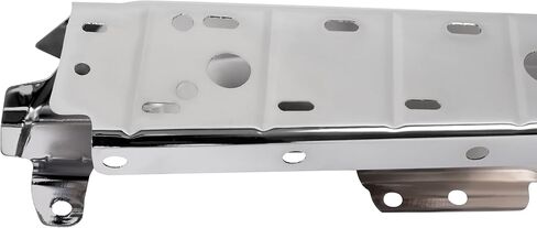 أغطية نهاية المصد الخلفي من ALMULOO متوافقة مع 2017-2022 Ford F-250 F-350 F-450 Super Duty w/Park Assist Hole Bumper حماية الزاوية لاستبدال HC3Z17906KA FO1102387 كروم فولاذي فضي in Kuwait