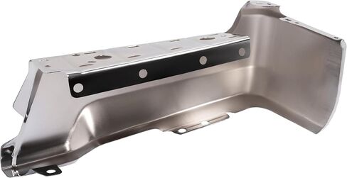 أغطية نهاية المصد الخلفي من ALMULOO متوافقة مع 2017-2022 Ford F-250 F-350 F-450 Super Duty w/Park Assist Hole Bumper حماية الزاوية لاستبدال HC3Z17906KA FO1102387 كروم فولاذي فضي in Kuwait
