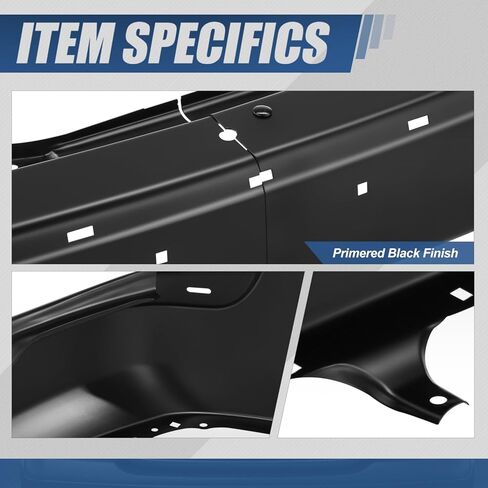 Auto Dynasty Front Bumper Face Bar Replacement Compatible with 1999-2006 GMC Sierra 2500 Yukon XL 1500, Primered Black in Kuwait