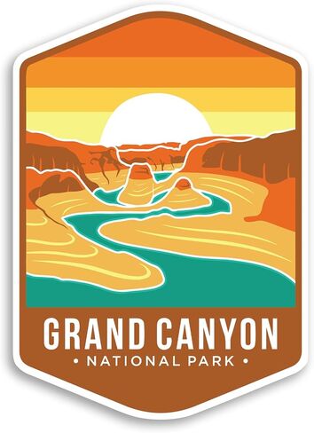 Grand Canyon National Park Sticker Decal Notebook Car Laptop 4"x5.5" (Color) in Kuwait