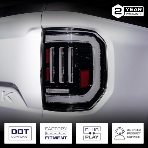 Form Lighting Sequential LED Tail Lights compatible with Ford Maverick 2022-2024, Smoked in Saudi Arabia