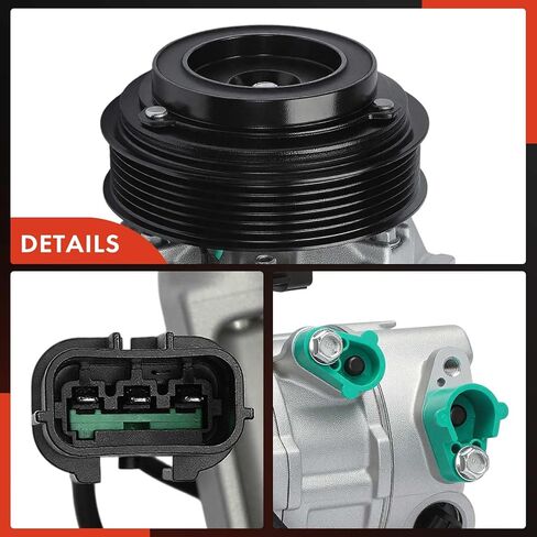 A-Premium Air Conditioner AC Compressor with Clutch Compatible with Hyundai Elantra 2021-2025 2.0L, Kona 2022-2025 in Kuwait