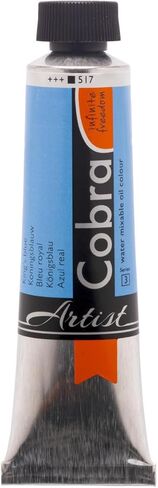 Cobra Water-Mixable Oil Paint 40 ml Tube - King's Blue in Saudi Arabia