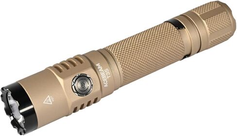 ACEBEAM T35 Tactical EDC Flashlight Gifts for Men, 1900 High Lumens Flashlight Rechargeable, Dual Switches Tactical Flashlight, Super Bright Pocket LED Flashlight for Emergency, Camping in Kuwait