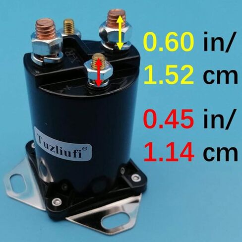 Starter Solenoid Relay Switch Compatible with Starting Hydraulic Pump Marine Tilt Trim Winch Traction Motors Glow Plugs Shift Diesel 12V Copper Contact 4 Terminals Engine SBJ4207 Z493 in Kuwait