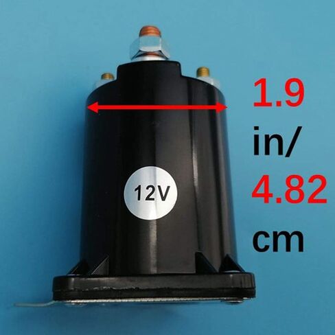 Starter Solenoid Relay Switch Compatible with Starting Hydraulic Pump Marine Tilt Trim Winch Traction Motors Glow Plugs Shift Diesel 12V Copper Contact 4 Terminals Engine SBJ4207 Z493 in Kuwait
