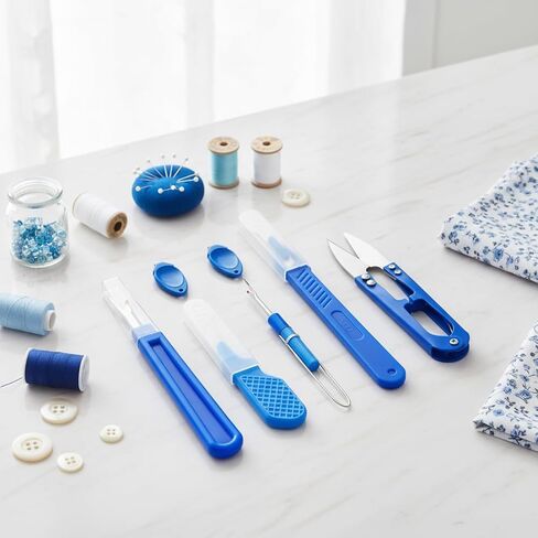 7-Piece Sewing Seam Ripper Tool Kits,Stitch Remover & Thread Cutter, Multi-Function Stitch Remover Kit with Buttonhole Cutter for Sewing and Crafting in Kuwait
