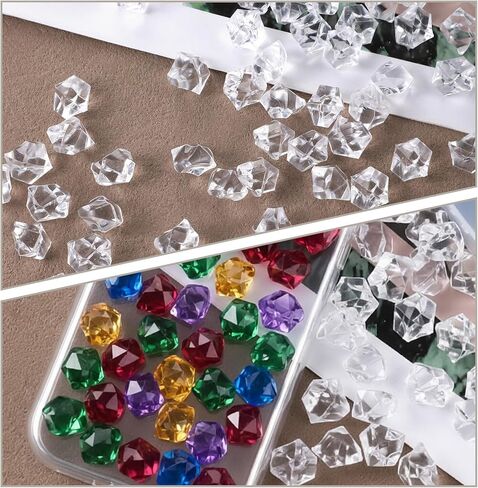 2 Pcs Mold Resin Craft Makes 60 Crystals, Gemstone Silicone Mold, Clear Resin Molds, Mini 3D Diamond Epoxy Casting Mold for Making DIY Crafting, Earring, Pendant, Necklace, Soap, Ice Cube in Saudi Arabia
