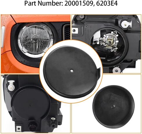 Rubber Housing Cap, light Cover, LED Bulb Extension Cap, 20001509, Compatible with Jeep Renegade Version 2016 in Kuwait