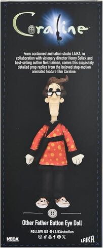 NECA - Coraline - Other Father Button-Eyed Doll in Kuwait
