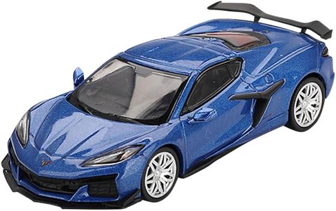 Mini GT 1/64 Chevrolet Corvette Z06 2023 Elkhart Lake Blue Metallic (Left Handle) Assembled MGT00892-BL in Saudi Arabia
