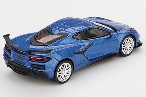 Mini GT 1/64 Chevrolet Corvette Z06 2023 Elkhart Lake Blue Metallic (Left Handle) Assembled MGT00892-BL in Saudi Arabia
