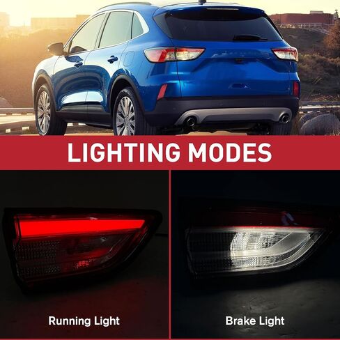 مجموعة مصابيح خلفية LED الداخلية التيل الخفيفة متوافقة مع 2020-2023 Ford Escape الجانب الأيسر للسائق LJ6B-13A60-3AF in Kuwait