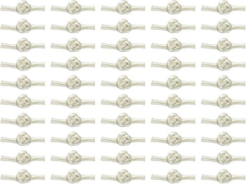 uxcell 50Pcs Chinese Knots Sewing Buttons Closure, Fabric Ball Buttons Frog Button Sewing Fasteners Knots for DIY Costumes Outfit Cheongsam Tang Suit, Dark Coffee in Kuwait