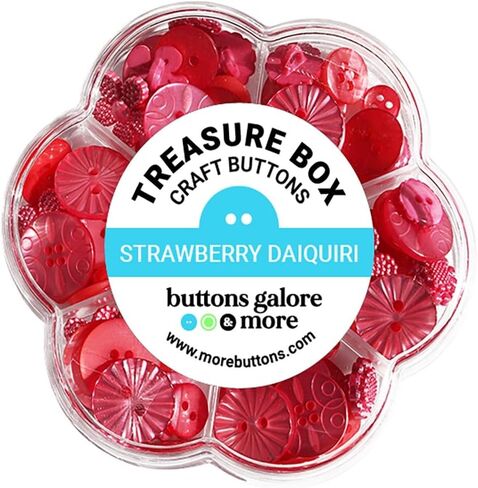 BUTTONS GALORE، INC أزرار كوارتز الياقوت، صندوق كنز كبير in Kuwait