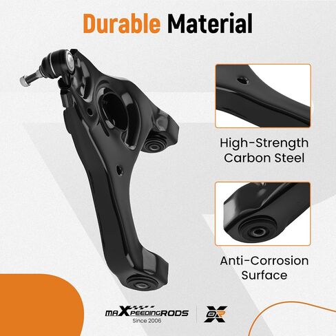 ذراع التحكم السفلي الأيمن الأمامي maxpeedingrods RWD لسيارة Chevy Silverado 1500 GMC Sierra 1500 1999-2006، RK620264 ذراع التحكم السفلي للتعليق مع مجموعة وصلة كروية in Kuwait