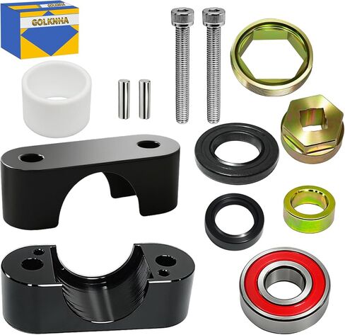 مجموعة أدوات طوق جلبة جذع التوجيه ومحمل وختم وحامل لـ Yamaha ATV Blaster 200 1998-2006 Grizzly 660/700 Raptor 660R/700 Big Bear 250 340 Banshee Wolverine Terrapro YFM in Kuwait