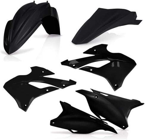Acerbis Replica Plastic Kit Black Compatible with Kawasaki KX85/KX112 2022-2025 - 2936140001 in Kuwait
