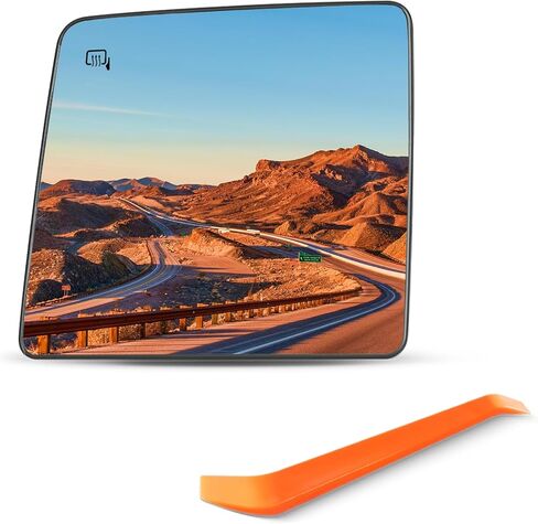 Driver Side Mirror Compatible with Ford F250 F350 F450 F550 2008-2016, F650 F750 2016-2019 - Heated Left Side Upper Exterior View Mirror Glass in Saudi Arabia