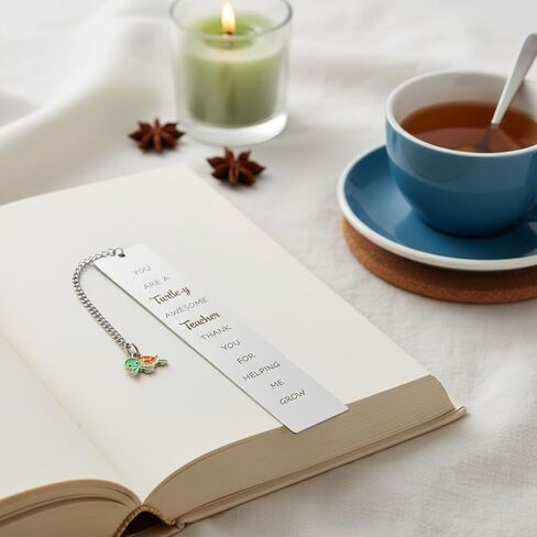Teacher Christmas Gifts Sea Turtle Gifts for Women Thank You Teacher Appreciation Gift from Student Thank You for Helping Me Grow Metal Bookmark Birthday Graduation Teachers Day Valentines Presents in Saudi Arabia