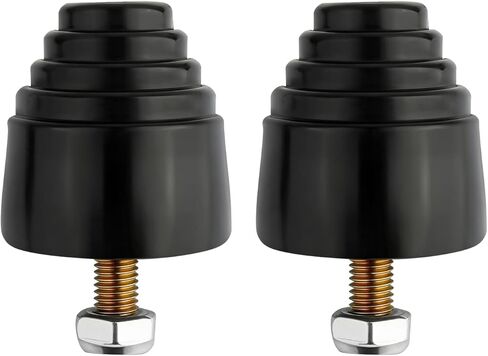 2PCS Suspension Bump Stopper, Rubber Rear Shock Absorber Bump Block with Screw Kit, Universal Replacement for Cars, Trucks and Off-Road Vehicles in Saudi Arabia