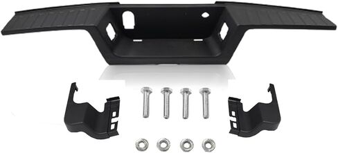 Rear Bumper Step Pad Compatible with F-250 F-350 F-450 Super Duty 2017-2022 without Parking Aid Sensor Holes, Black Textured, Replace for FO1191146 HC3Z17B807AH HC3Z17B807AG HC3Z17B807AH in Saudi Arabia