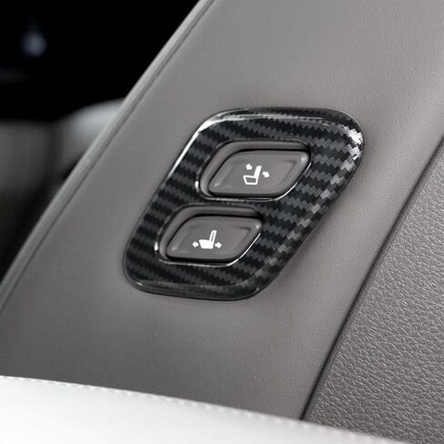 Seat Adjustment Cover Trim Compatible with KIA Carnival 2022-2026 Accessories (Wood Grain) in Saudi Arabia