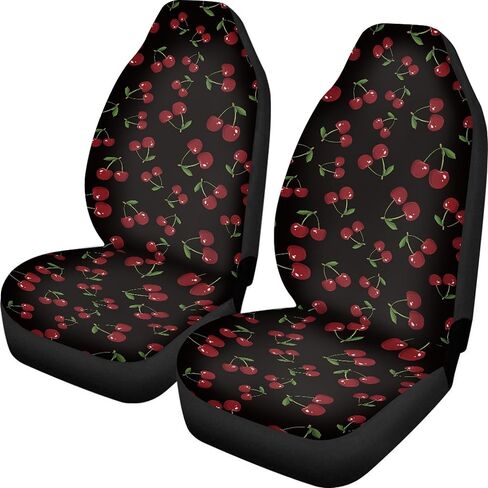 Tropical Plants Car Seat Covers Botanical Print with Green Leaves Branches and Herbs Sage Green Vehicle Front Seat Protector Cushion Covers Universal Car Accessories for Trucks Sedans,2 Pack in Saudi Arabia