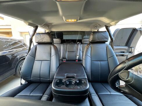 Kojem Seat Cover Replacement Compatible with 2007-2014 Chevrolet Silverado 1500 2500 3500 Extended Cab Front & Rear Black Synthetic Leather Full Set Seat Cover in Kuwait