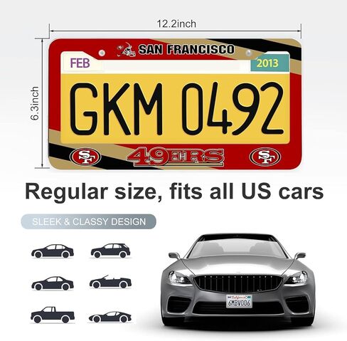 Universal License Plate Frames for Vehicles, Standard Automotive Frame (L-CPJ-DQ) in Saudi Arabia