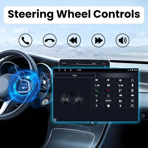 for Toyota RAV4 2001-2006 Android Radio Stereo: 9 Inch Touch Screen Replacement-CarPlay Android Auto Bluetooth WiFi GPS FM Backup Camera in Saudi Arabia