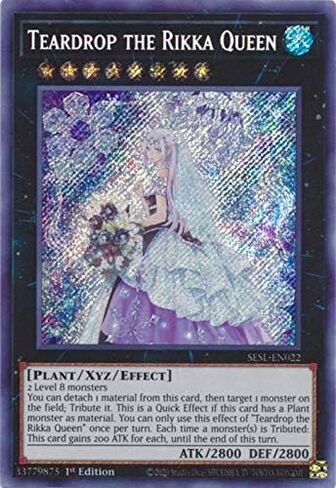Teardrop the Rikka Queen - SESL-EN022 - Secret Rare - 1st Edition in Kuwait