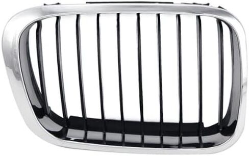 CarPartsDepot Front Grille Passenger Side Grill Chrome Black Compatible With BMW 1999-2000 323i 328i & 2001 325i 325xi 330i 330xi BM1200121-PFM 51138208490 in Kuwait