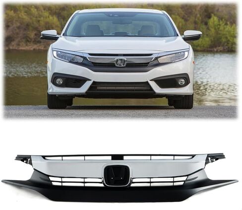 ANDPLAY Front Upper Hood Grille Grill w/DRL LED Accent Vent Lights Compatible with Ford Mustang 2013 2014 (Except Shelby Trims) DR3Z8200AB, FO1200590 in Saudi Arabia
