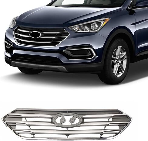 Grille Assembly Grill For 2017 2018 Hyundai Santa Fe Sport 86351-4Z500 HY1200201 in Saudi Arabia