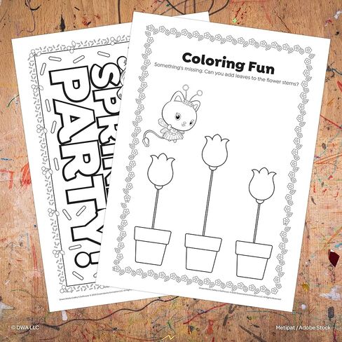Gabby's Dollhouse Coloring Book with Stickers, 4 Crayons Included, 48 Pages, 53873 in Kuwait