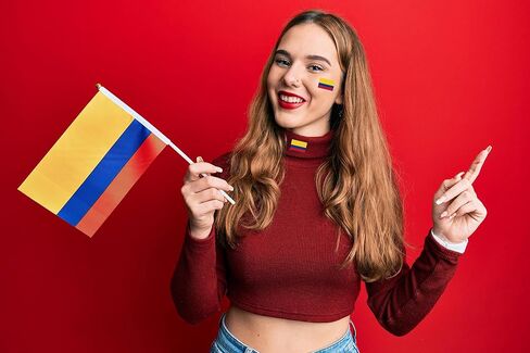 500 Pcs Colombia Flag Labels Stickers Colombian Independence Day Flags Birthday Party Decorations National Country Festival Party Supplies Patriotic Yellow Blue Red Flag Sticker in Saudi Arabia
