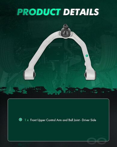 SCITOO 1pc-Front Suspension Part K621690 Front Upper Control Arm and Ball Joint Driver Side 2003-2007 for Infiniti G35 2003-2009 for Nissan 350Z in Kuwait