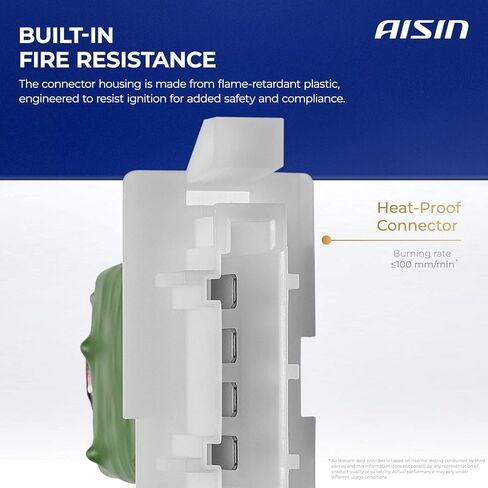 AISIN AFTERMARKET BMRCH-00434 HVAC Blower Motor Resistor - Compatible with Chrysler Town & Country 2001-2008, Pacifica 2005-2008, Voyager 2001-2003, Dodge Grand Caravan 2001-2008, Caravan 2001-2007 in Kuwait