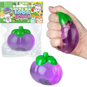 ORB Tabalicious TABA Squishy Plum Fun Fruit Toy - Cute, Sticky Fruit TABA Squishies with Transparent Realistic Color - Squishy Stress Ball Toys - Kawaii Sensory Fidget Toys for Kids and Adults in Saudi Arabia