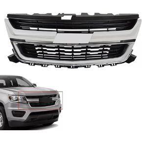 Black&Chrome Front Grille Compatible with 2015 2016 2017 2018 2019 2020 Chevrolet Colorado in Saudi Arabia