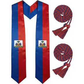 ZenNex Country Flag Graduation Stole & Honor Cords | Celebrate Heritage honor sash for High School & University in Saudi Arabia