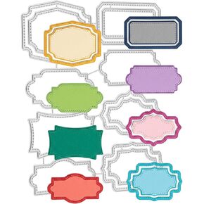 3D Backgrounds Frame Metal Cutting Die, 8 Styles Labels Die-Cuts, Cutting Dies for Scrapbooking, Card Making, DIY Album, Paper Craft, Party Wedding Decorations (6.2x5.1 Inch) in Kuwait