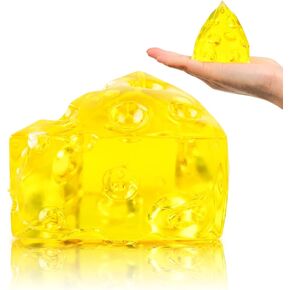 JIAHO Cheese Squishy Toys for Kids – 1PC Slow Rising Sensory Fidget Toy Sugar Squishy Ball, Squeeze Stress Balls for Adults Office Desk, Decompression Gift for Stress & Anxiety Relief in Saudi Arabia