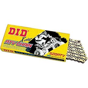 D.I.D. 520 ATV Series X-Ring Sealed Chain - 100 Links - Gold in Saudi Arabia
